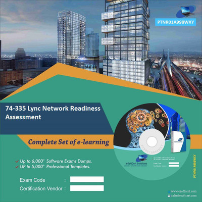 

PTNR01A998WXY 74-335 Lync Network Readiness Assessment Practice Exam E-Book Set(DVD)
