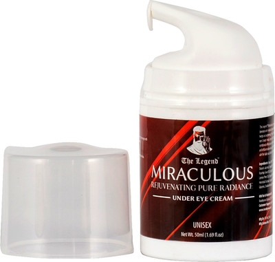 

The Legend Miraculous Rejuvenating Pure Radiance Under Eye Cream 50ml - Blended with Natural Ingredients - Eradicates Dark Circles- Anti ageing properties- Firms & Tones Skin - Diminishes Puffiness & Fine lines(50 ml)