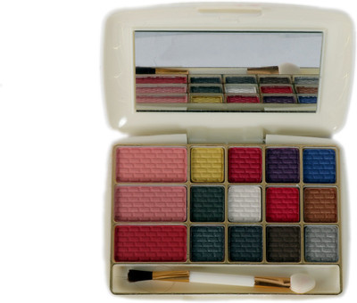 

Clamy 12 Colour Eyeshadow and 3 Blusher 30 g(Multi)