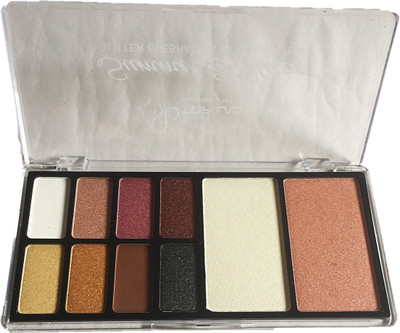 Top Lady Summer Palette Glitter 8 Eyeshadow & 2 Highlighter 20 g(Pink)