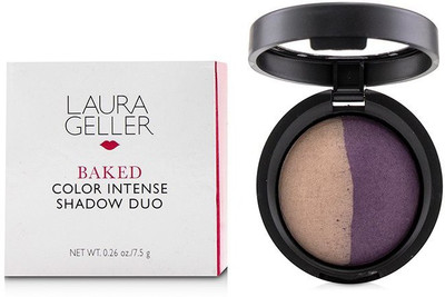 

Laura Geller Baked Color Intense Shadow Duo - # Slate/Plum_9072 7.5 g(Multicolor)
