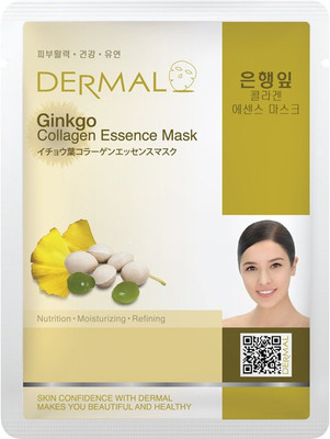 

Dermal Ginkgo Collagen Essence Mask pack of 4(100 g)