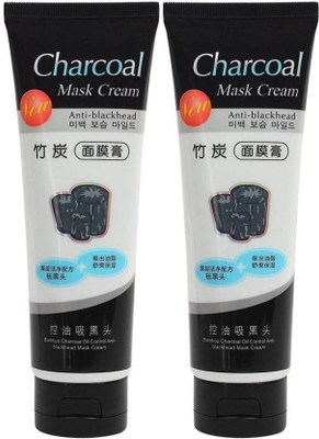 

Whinsy Charcoal Whitening Anti-Blackhead Peel off Face Mask Cream (Pack of 2) (260 g)(260 g)