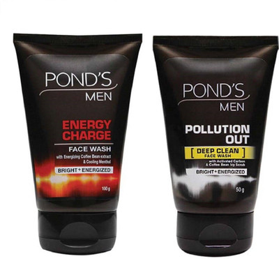 

Ponds Energy Charge Face Wash and Pollution Out Face Wash 50g +50g Face Wash(100 g)