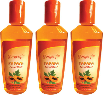

GORGESQIN Papaya Facial Wash Face Wash(110 ml)