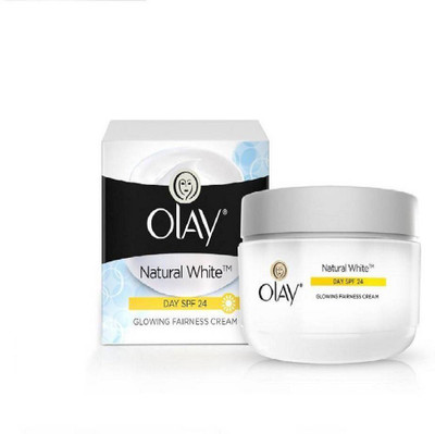 

Olay Natural White Glowing Fairness Cream spf 24 (50g)(50 ml)