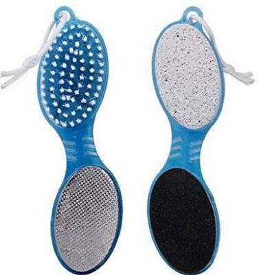 

OCMONT 4 in 1 Foot Pedicure Tool | Foot Scrub | Manicure Kits | Bath Brushes (Cleanse, Scrub, File and Buff) (Pack Of 1)(Multicolor)