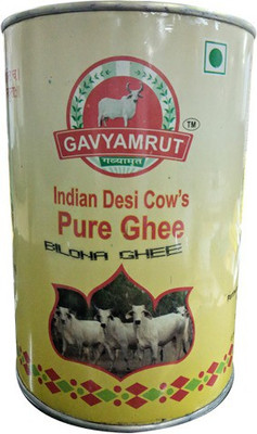 

Gavyamrut Desi Cow Bilona Ghee 1 kg Tin