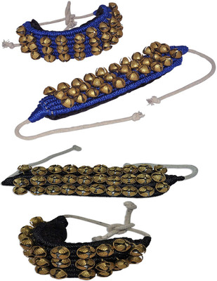 MGP Fashion Bharatanatyam, Kuchipudi, Odissi, Kathak Ghungroo classical Indian dancers ghungru Black blue Ghungroo Bells(60 Pieces, 0.5 inch) Flipkart