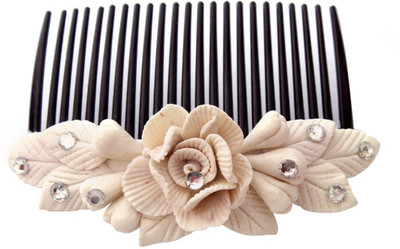 

Unique Indian Crafts Party Handmade Flower Comb Clip Hair Pin(Multicolor)