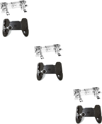 

FKU Set of 3 K9 Pubg Sensitive Shoot/aim Buttons L1 R1 Trigger With 3 in 1 Mobile Grip Handle Extended Gamepad Joystick(Silver, For Mac OS)