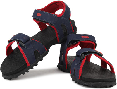

Puma Boys & Girls Velcro Sports Sandals(Blue, Black