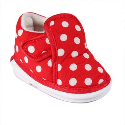 

Chiu Boys & Girls Velcro Casual Boots(Red