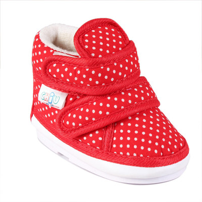 

Chiu Boys & Girls Velcro Casual Boots(Red