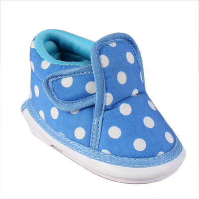 

Chiu Boys & Girls Velcro Casual Boots(Light Blue, Skyblue
