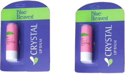 

Blue Heaven Crystal Lip Balm combo of 2 pink(Pack of: 2, 7.6 g)