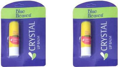 

Blue Heaven Crystal Lip Balm combo of 2 yellow(Pack of: 2, 7.6 g)