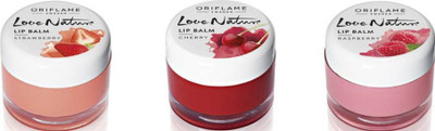 

Oriflame Love nature lip balms set cherry, strawberry, raspberry (14 g) RASPBERRY(Pack of: 3, 14 g)