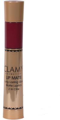 

Clamy Matte Me Ultra Smooth Lip Cream 2 in 1 Onion Purple(Purple)