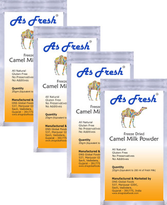 

As Fresh Freeze Dried Camel - 4x20gm Milk Powder(80 g, Pack of 4)
