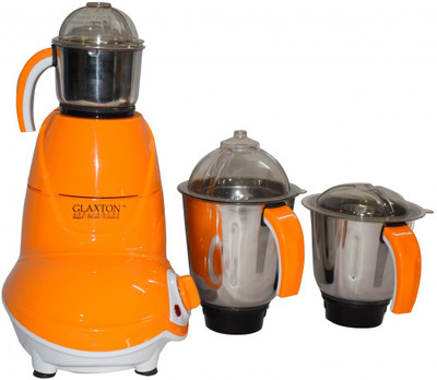 

Glaxton GMG - SMART650W 650 Mixer Grinder(Orange, White, 3 Jars)