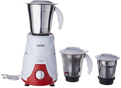 

Baltra BMG 132 500 Mixer Grinder(Red, 3 Jars)