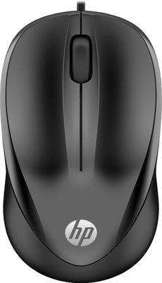 HP 1000 Wired Optical Mouse(USB 3.0, USB 2.0, Black)