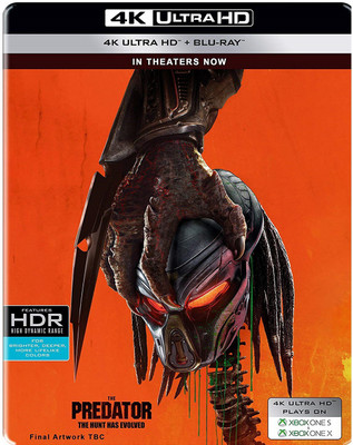 

The Predator (2018) (Steelbook) (4K UHD & HD) (2-Disc) (Region Free)(4K(UHD) Blu-ray English)