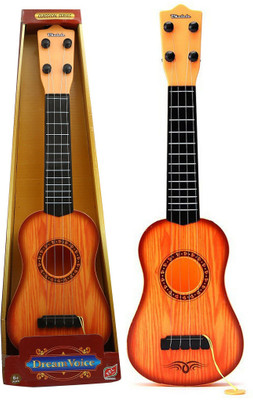 

Wishkey Acoustic Guitar Learning Kids Toy(Brown)
