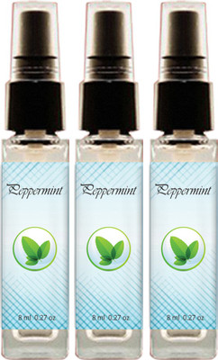 

Geeleemitti Natural PepperMint Fragrance Pocket Perfume Combo Pack of 3, Water Based with 0% Alcohol Perfume - 24 ml(For Men & Women)