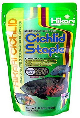 

JAINSONS PET PRODUCTS Hikari Cichlid Staple, Fish Food (Medium), 250 g 250 g Dry Fish Food