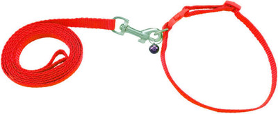 

JAINSONS PET PRODUCTS Jainsons Pet Products High Quality Nylon Leash and Collar Set with Bell 1.5 cm for Puppies and Small Breed Dogs (Neon Orange) 114 cm Dog Strap Leash(Orange)