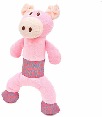 

Pets Empire Elite Plush Pet Chew Squeak Toys for Small to Medium Dogs, Long Body Pig Cotton Plush Toy, Chew Toy For Dog