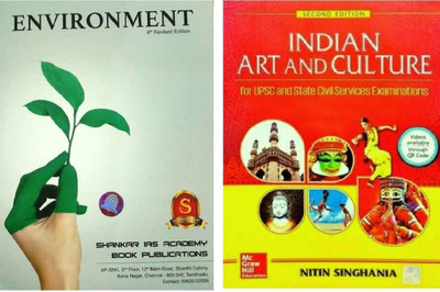 Best Book For Upsc Nitin Singhania Art And Culture & Shankar Ias Environment , English Medium, Paper Back(Paperback, shankar ias & Nitin Singhania)