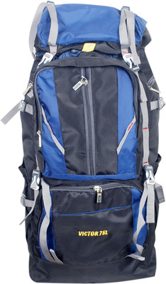 

Fancy Mountain / Hiking / Trekking / Campaign Bag / Backpack 75 ltrs Rucksack - (Blue) Rucksack - 75 L(Blue)