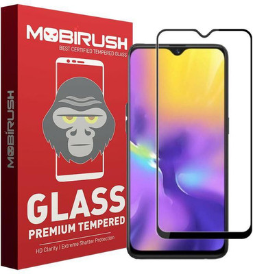 MOBIRUSH Edge To Edge Tempered Glass for Samsung Galaxy M20, Samsung Galaxy A10(Pack of 1)
