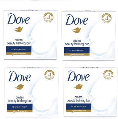 

Dove Cream Beauty Bathing soap 50g pack of 4(200 g, Pack of 4)