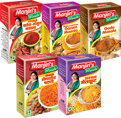 

manjiri's masale Manjiri's Masala combo pack of 5(5 x 130 g)