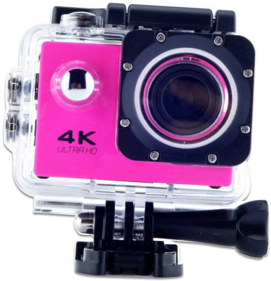 

OSRAY 4k 2 Inch LCD Screen 16 MP Full HD 1080P 60fps Wi-Fi Remote Control Wide-Angle Lens Sports and Action Camera(Pink, 16 MP)