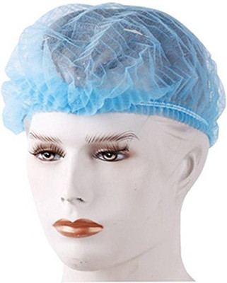 

A2Z Blue Bouffant Caps/Surgical Caps/Cooking Caps-100 Pieces Surgical Head Cap(Disposable)