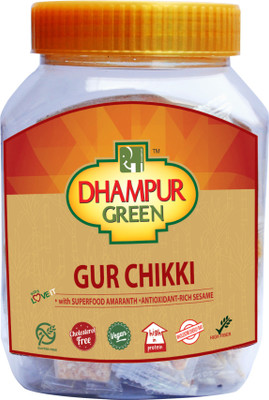 

Dhampur Green Gur Mix Chikki(300 g, Mason Jar)