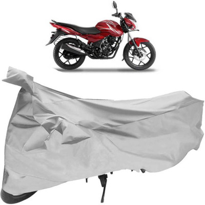 COVERPLANET Two Wheeler Cover for Bajaj(Discover 100 DTS-i, Silver)