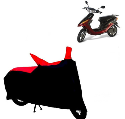Autocraft Two Wheeler Cover for Universal For Bike(Yo Electron, Red, Black)