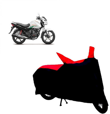 Autocraft Two Wheeler Cover for Hero(Achiever, Red, Black)