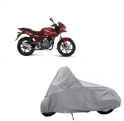 Auto Age Two Wheeler Cover for Bajaj(Pulsar 180 DTS-i, Silver)