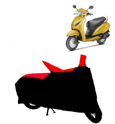 ABP Two Wheeler Cover for Honda(Activa 5G, Black, Red)