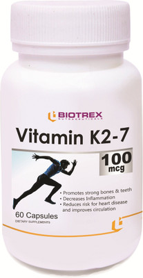 

Biotrex Nutraceuticals Vitamin K2 as MK-7 - 100mcg (60 Capsules)(60 No)