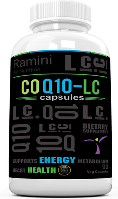 

RAMINI BIONUTRITION L-CARNITINE WITH CO ENZYME Q10 – 90 VEG CAPSULES(550 mg)