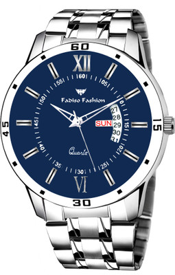 

Fadiso fashion FF-012570-Neavyblue Gents Exclusive Design Day and date Series Watch - For Men