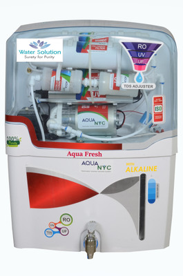 

Aqua Fresh NYC ALKALINE ro+uv+uf+tds+mineral 15 L 15 L RO + UV + UF + TDS Water Purifier(White)